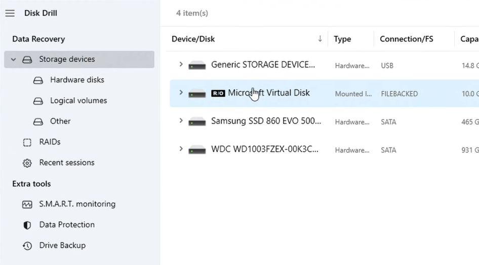 disk drill mac recovery software