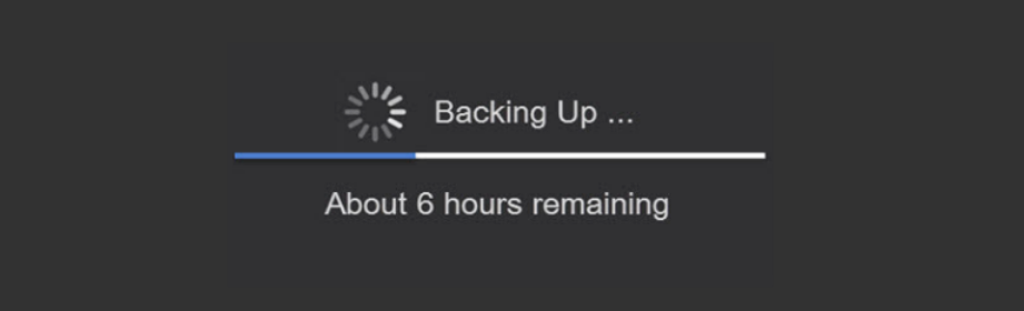 restore from icloud take ages