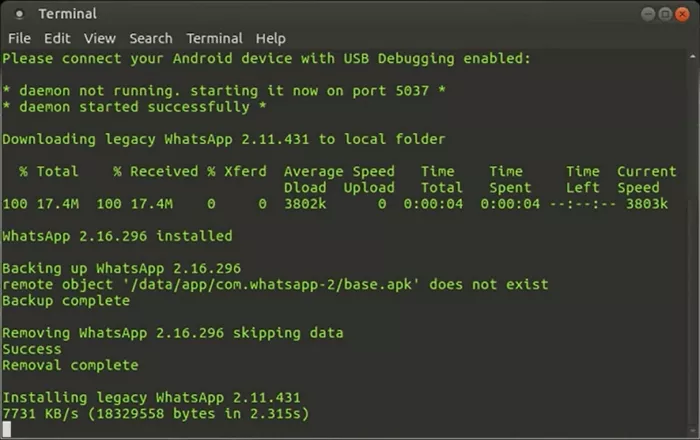 run whatsappkeydbextract.sh file