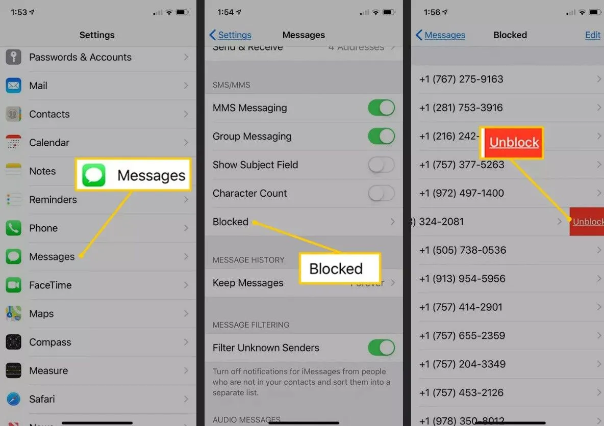 How To View Blocked Messages On iPhone? [Quick Fixes]